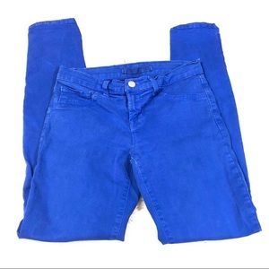 J Brand 811 Mid-Rise Skinny Leg Twill Jeans